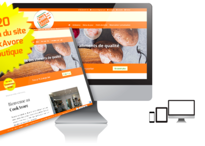 site internet e-boutique restaurant CookAvore