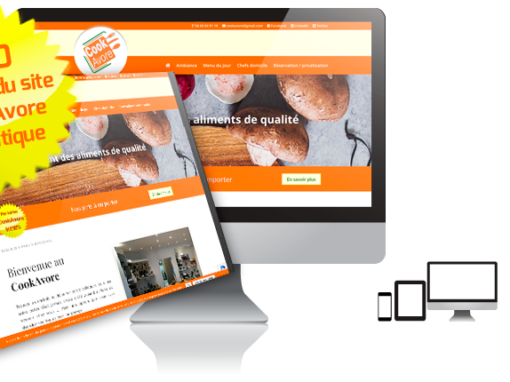 site internet e-boutique restaurant CookAvore